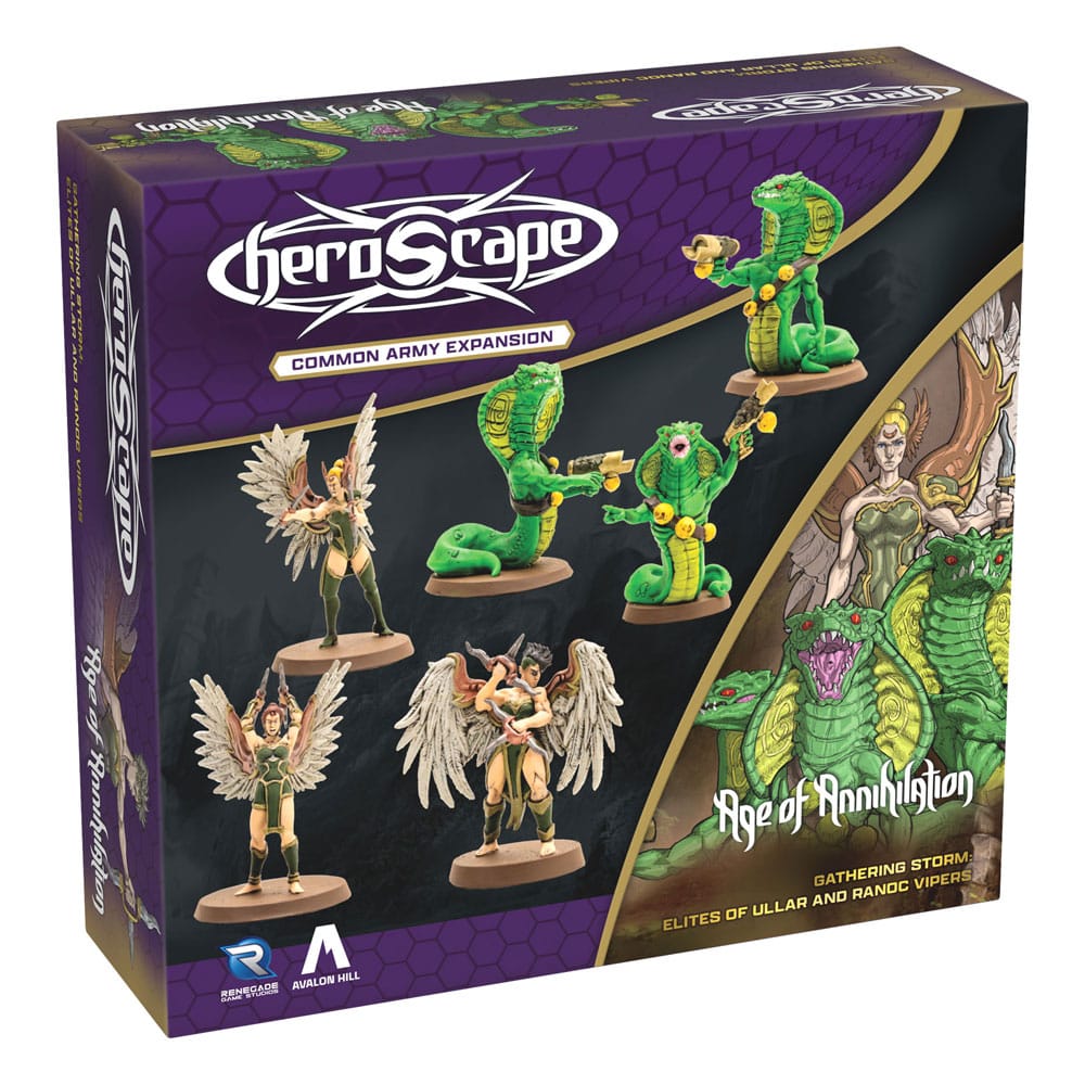 Heroscape Army Expansion Age of Annihilation Elites of Ullar & Ranoc Vipers (Common) *English Version* DS Modellismo Heroscape Army Expansion Age Annihilation