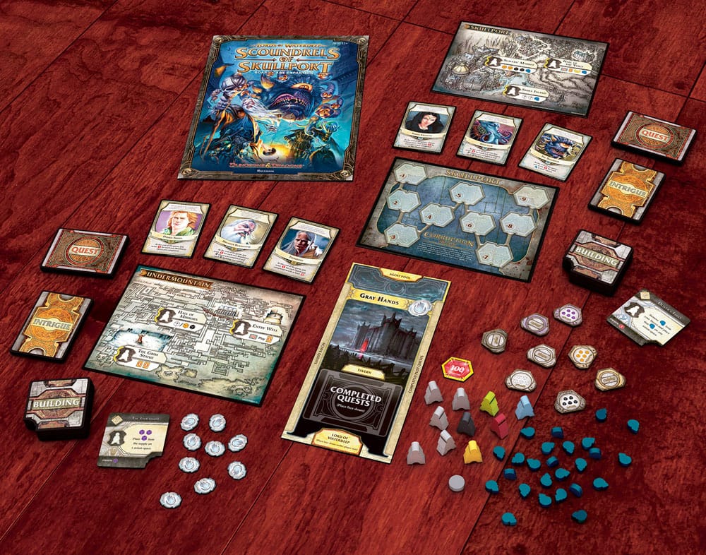 Dungeons & Dragons board game Lords of Waterdeep: Scoundrels of Skullport Expansion *English Version* DS Modellismo Dungeons & Dragons board game Lords