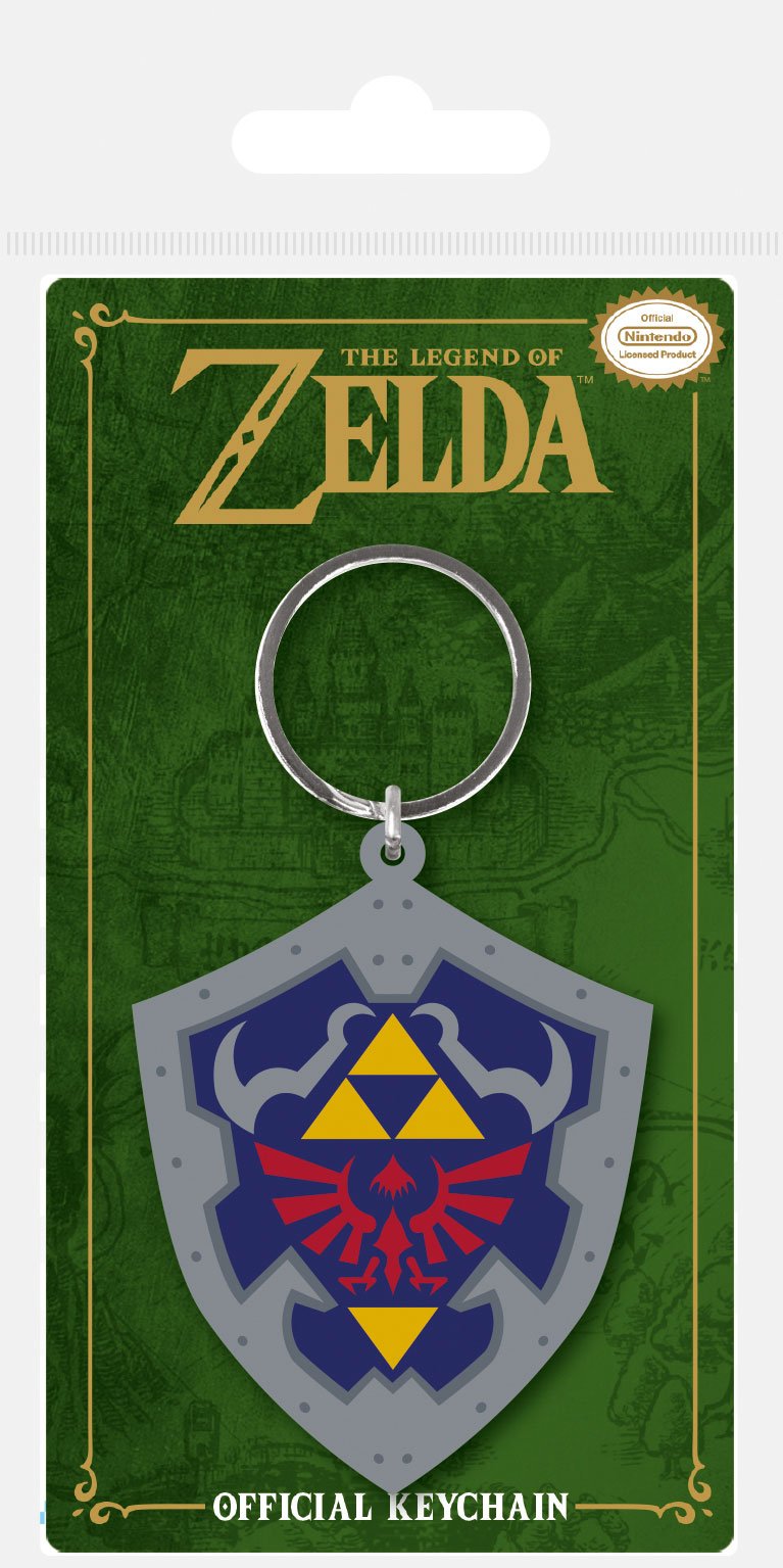 Portachiavi Legend of Zelda Hylian Shield 6 cm DS Modellismo Portachiavi Legend Zelda Hylian Shield