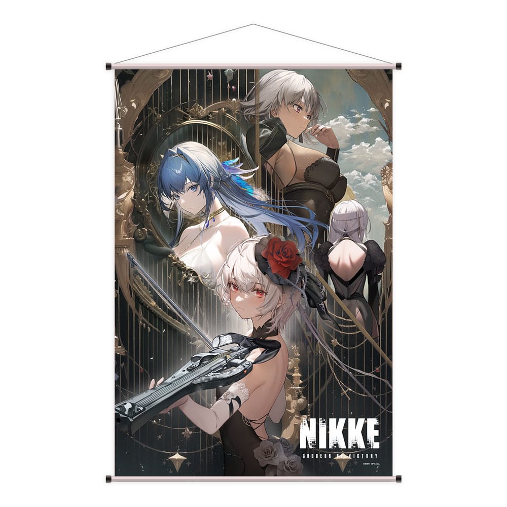 Goddess of Victory: Nikke Wallscroll Sugar, Helm, Julia & Modernia 60 x 90 cm DS Modellismo Goddess Victory: Nikke Wallscroll Sugar