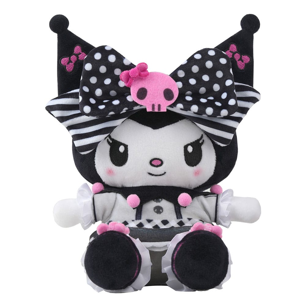 Peluche Sanrio Pink Black Party Series Kuromi L 22 cm DS Modellismo Peluche Sanrio Pink Black Party Kuromi L