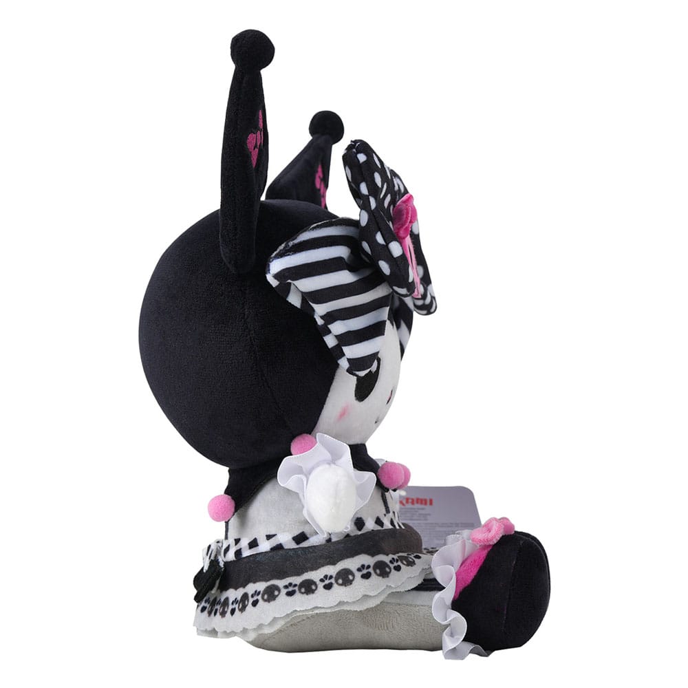 Peluche Sanrio Pink Black Party Series Kuromi XL 35 cm DS Modellismo Peluche Sanrio Pink Black Party Kuromi Xl