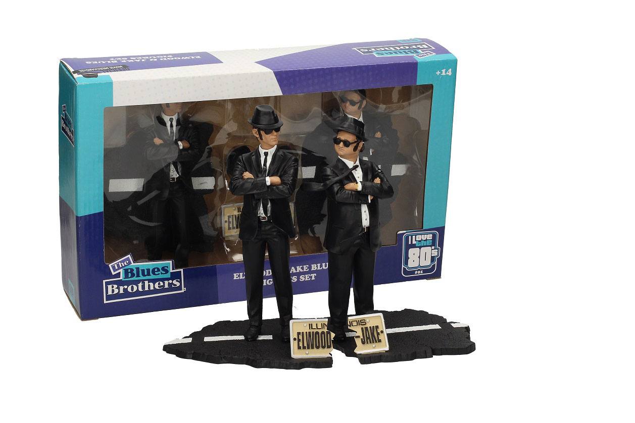 Statua Blues Brothers Movie Icons 2-Pack Jake & Elwood 18 cm DS Modellismo Statua Blues Brothers Movie Icons Jake