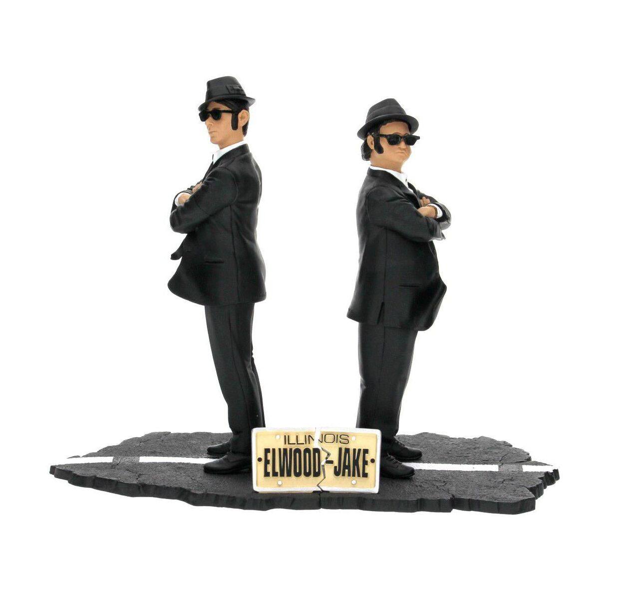 Statua Blues Brothers Movie Icons 2-Pack Jake & Elwood 18 cm DS Modellismo Statua Blues Brothers Movie Icons Jake