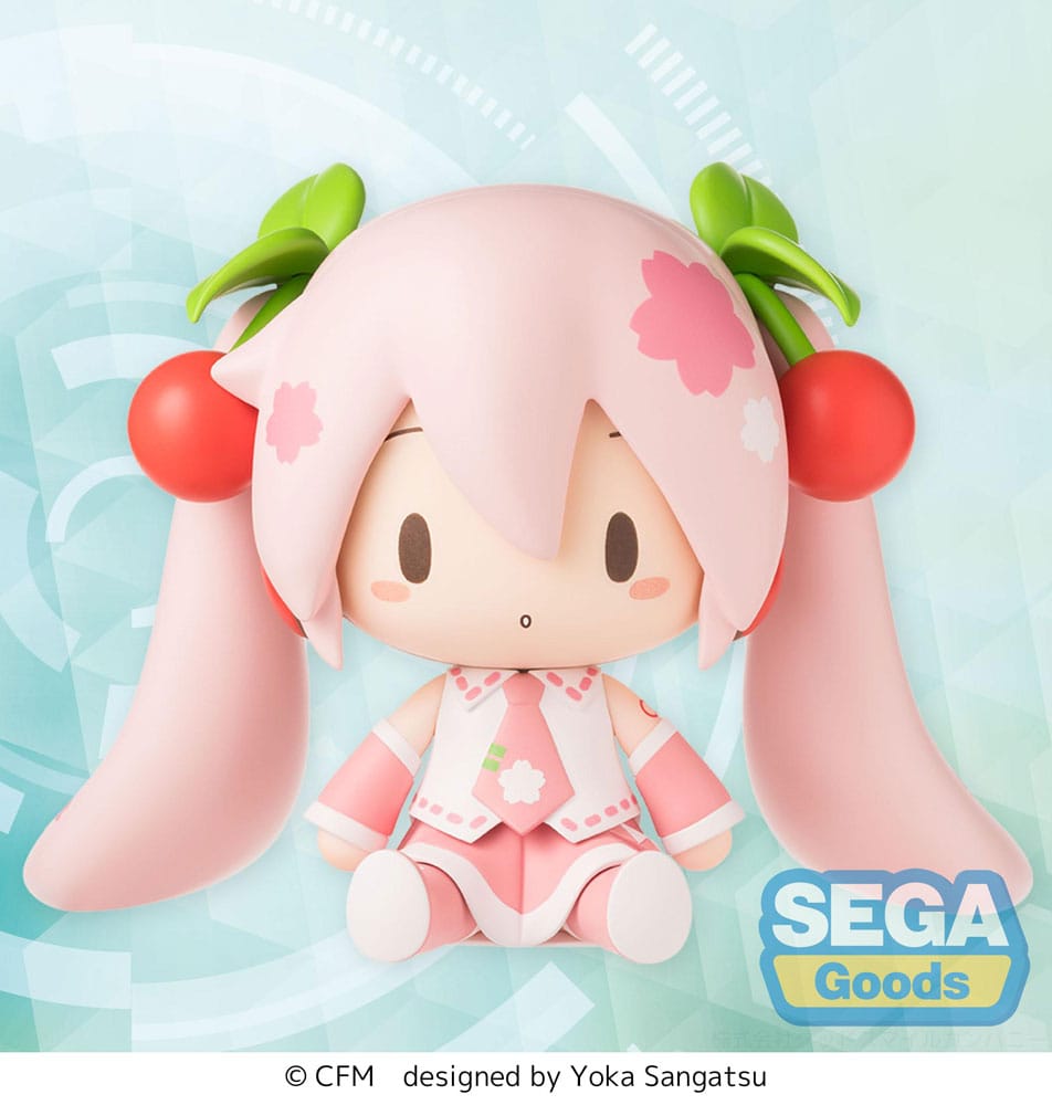 Character Vocal Series 01: Hatsune Miku Fuwa Petit Chibi Figure Sakura Miku 8 cm DS Modellismo Character Vocal 01: Hatsune Miku Fuwa Petit