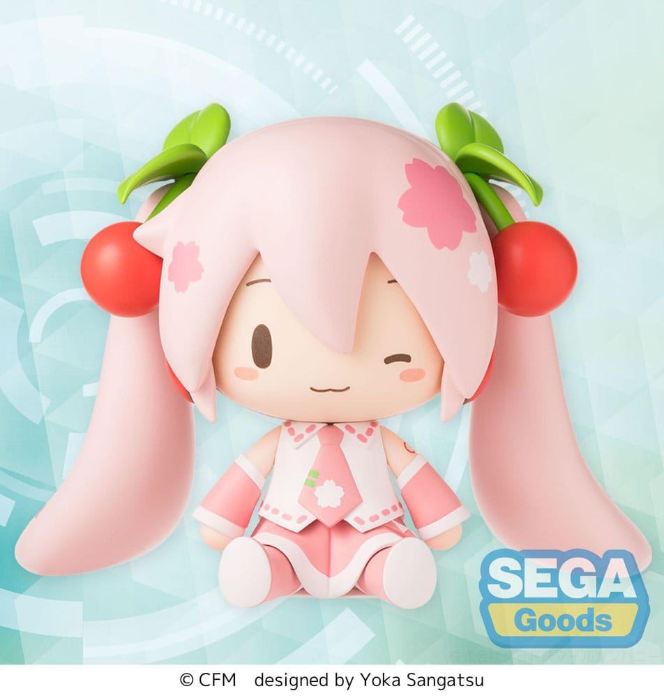 Character Vocal Series 01: Hatsune Miku Fuwa Petit Chibi Figure Sakura Miku 8 cm DS Modellismo Character Vocal 01: Hatsune Miku Fuwa Petit