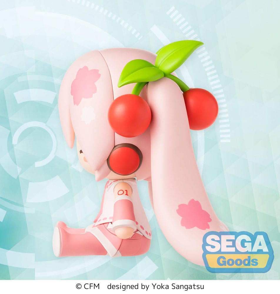 Character Vocal Series 01: Hatsune Miku Fuwa Petit Chibi Figure Sakura Miku 8 cm DS Modellismo Character Vocal 01: Hatsune Miku Fuwa Petit