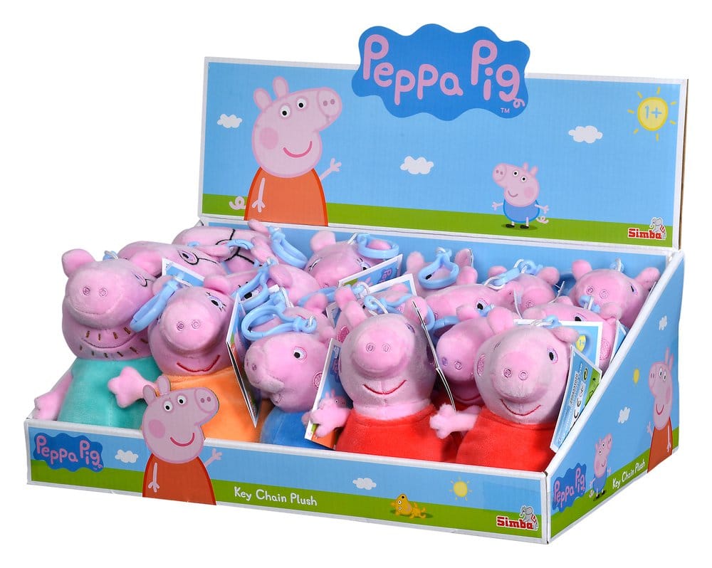 Portachiavi peluche Peppa Pig Display (18) DS Modellismo Portachiavi peluche Peppa Pig Display (18)