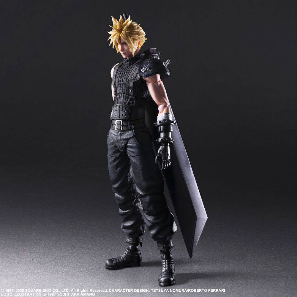 Final Fantasy VII Remake Play Arts Kai Action Figure Cloud Strife Ver. 2 27 cm DS Modellismo Final Fantasy VII Remake Play Arts Kai