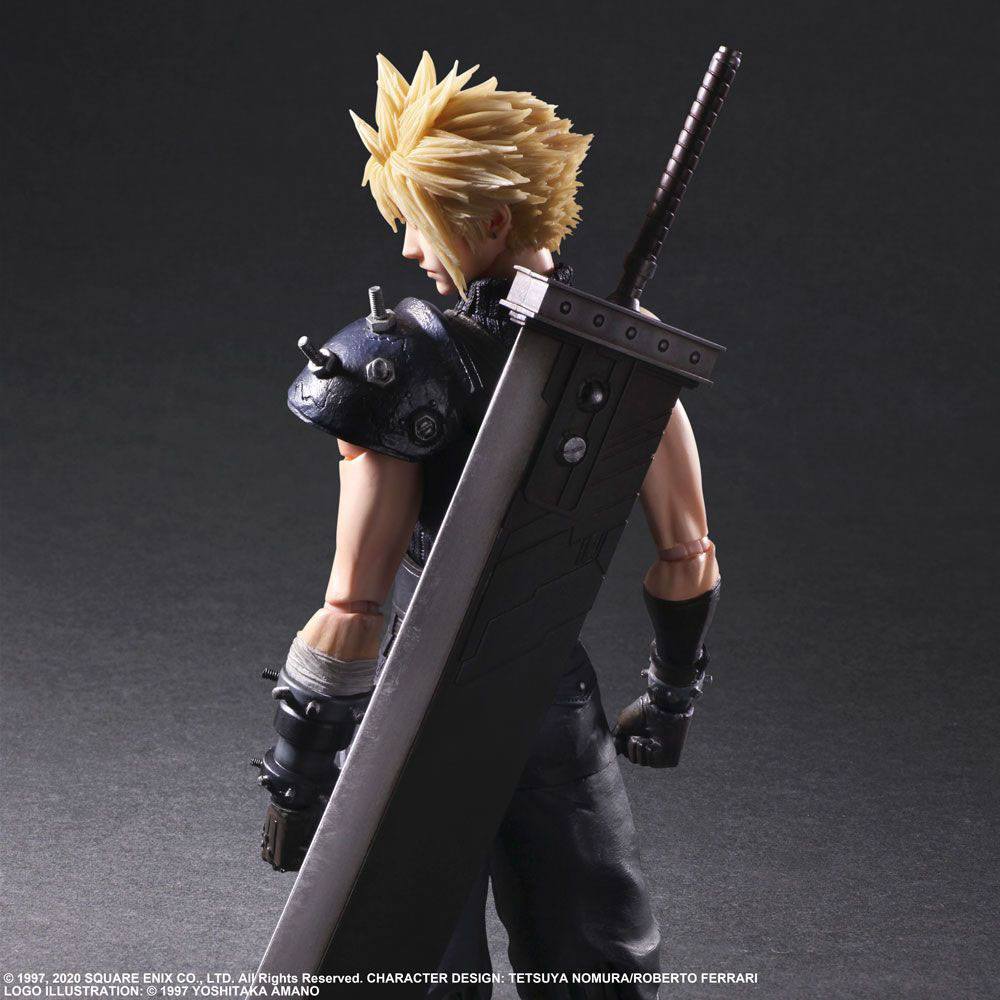 Final Fantasy VII Remake Play Arts Kai Action Figure Cloud Strife Ver. 2 27 cm DS Modellismo Final Fantasy VII Remake Play Arts Kai