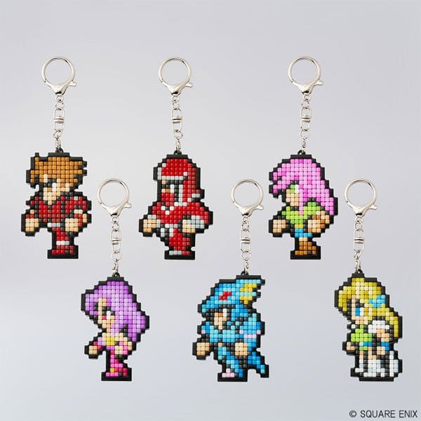 Portachiavi Final Fantasy Pixel Remaster Diy Pixel Art Collection Vol.2 Blind Box Display (6) DS Modellismo Portachiavi Final Fantasy Pixel Remaster Diy