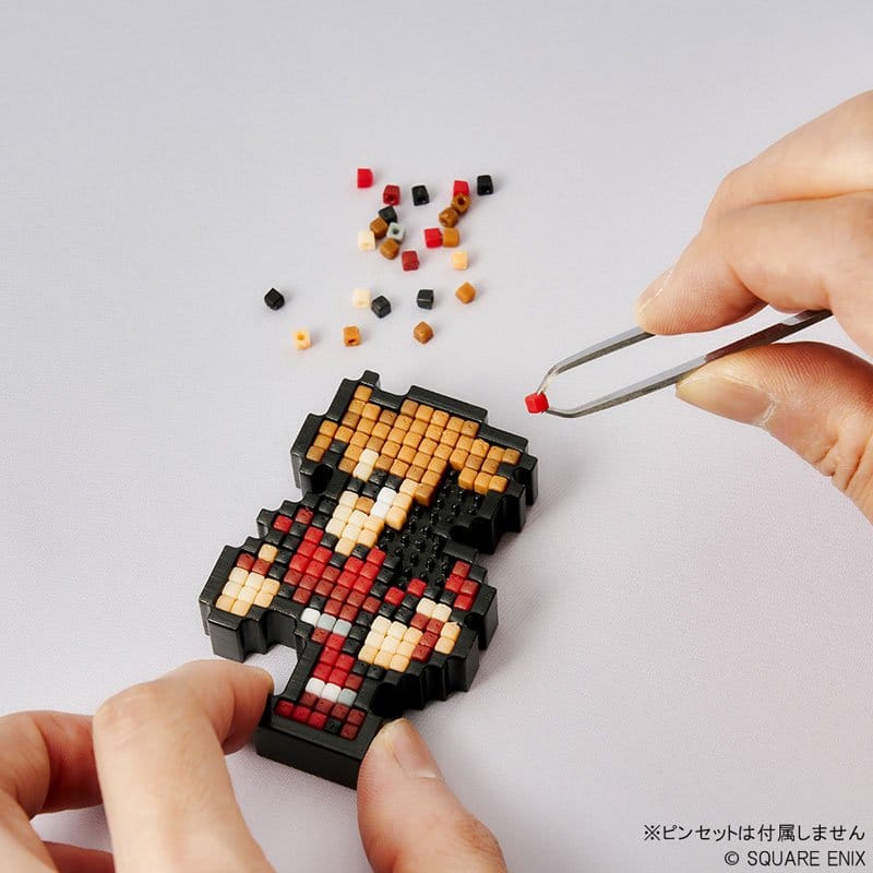Portachiavi Final Fantasy Pixel Remaster Diy Pixel Art Collection Vol.2 Blind Box Display (6) DS Modellismo Portachiavi Final Fantasy Pixel Remaster Diy