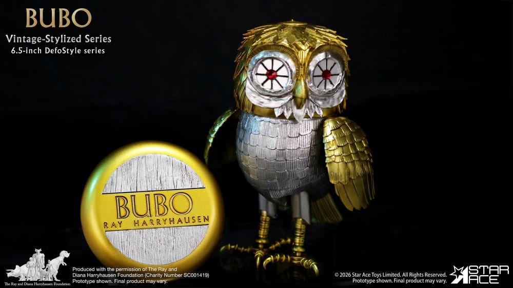 Statua Ray Harryhausen Collection DefoStyle Soft-vinyl Bubo 17 cm DS Modellismo Statua Ray Harryhausen DefoStyle Soft-vinyl