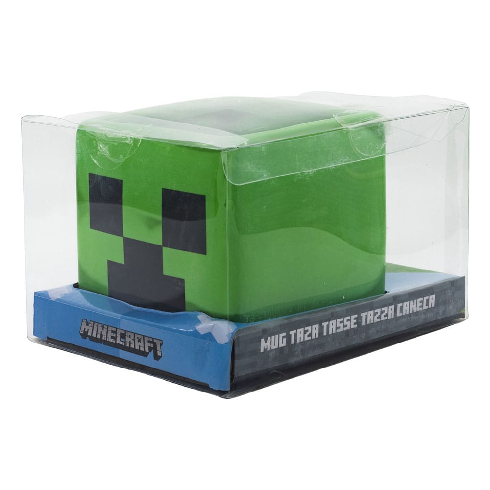 Tazza Minecraft 3D Creeper Face 445 ml DS Modellismo Tazza Minecraft 3D Creeper Face 445 ml Stor