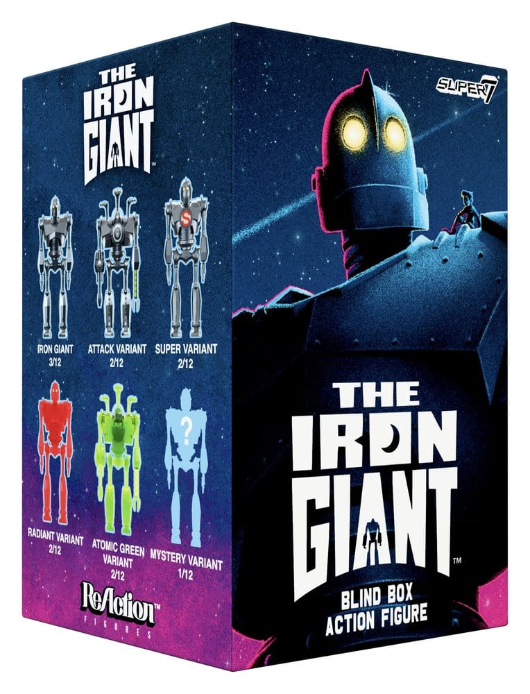 The Iron Giant Action Figures Wave 01 Blind Box Display (12) DS Modellismo Iron Giant Action Wave 01 Blind Box Display