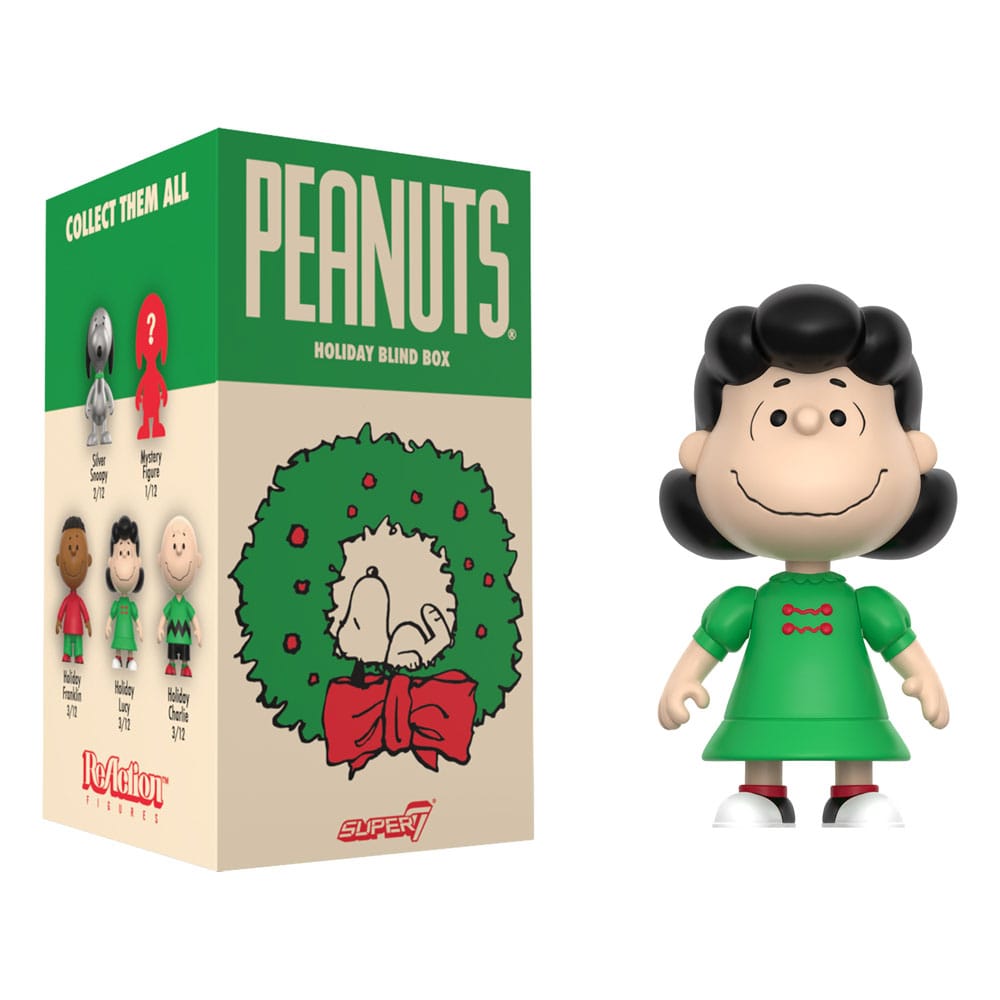 Peanuts ReAction Action Figures 10 cm Wave 08 Holiday Blind Box Display (12) DS Modellismo Peanuts ReAction Action Wave 08 Holiday