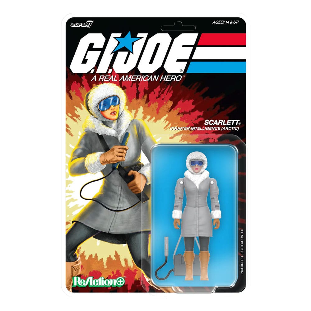 GI Joe ReAction+ Action Figure Wave 06 Arctic Scarlett 10 cm - Damaged packaging DS Modellismo Gi Joe ReAction+ Action Wave 06 Arctic