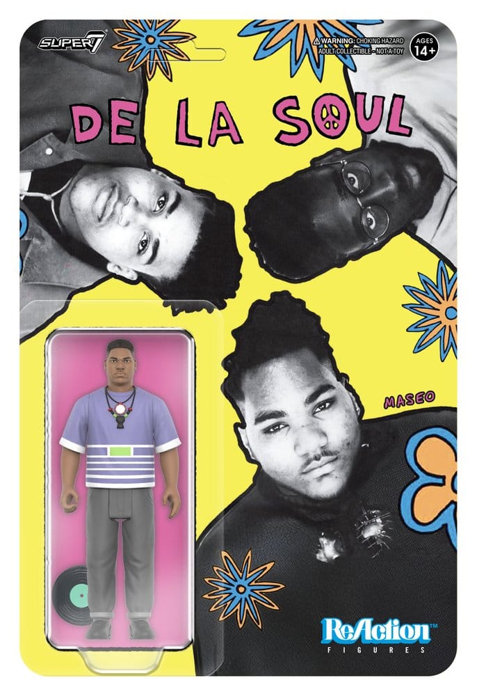 De La Soul ReAction Action Figure Wave 01 Vincent "Maseo" Mason (Me, Myself & I) DS Modellismo De La Soul ReAction Action Wave 01 Vincent