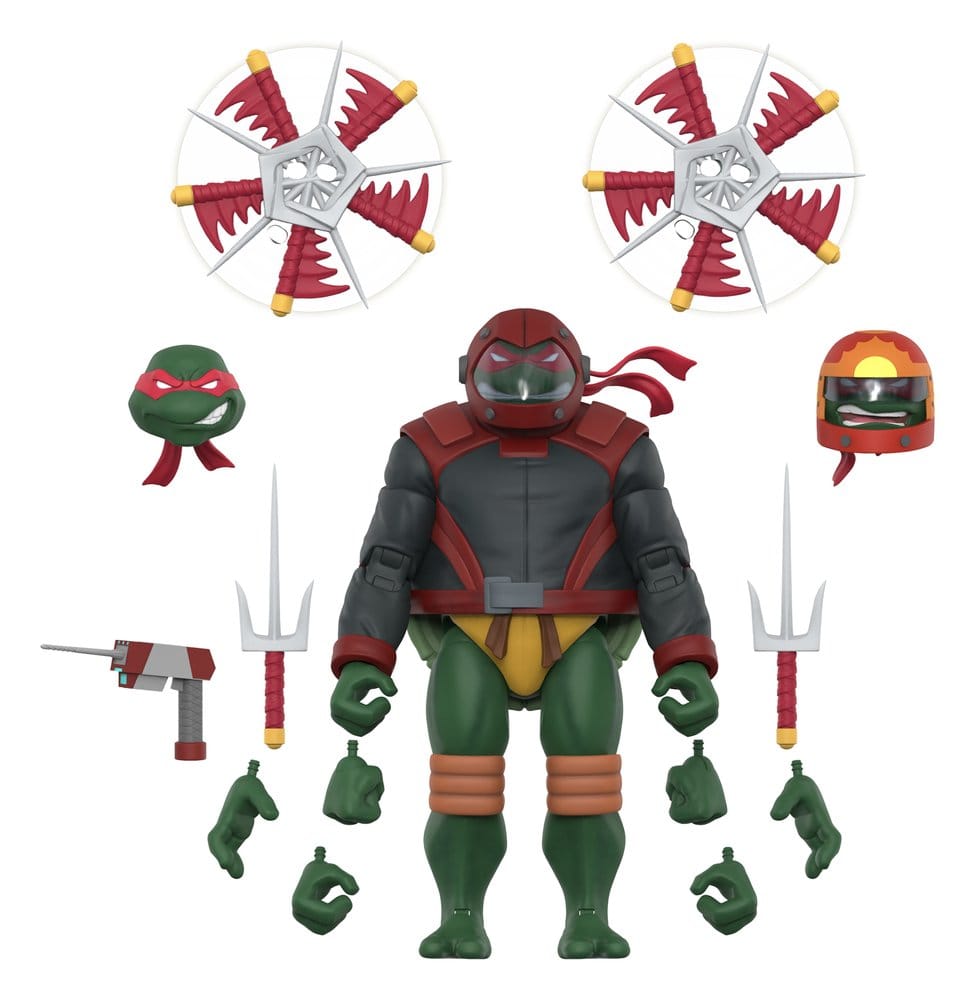 Teenage Mutant Ninja Turtles Ultimates Action Figure Wave 14 Raphael (Road Gear) DS Modellismo Teenage Mutant Ninja Turtles Ultimates