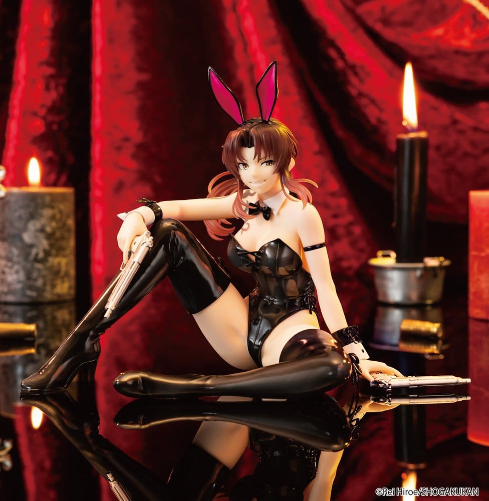 Statua Black Lagoon One-Seventh Carat PVC 1/7 Revy Bunny Ver. 16 cm DS Modellismo Statua Black Lagoon One-Seventh scala 1/7