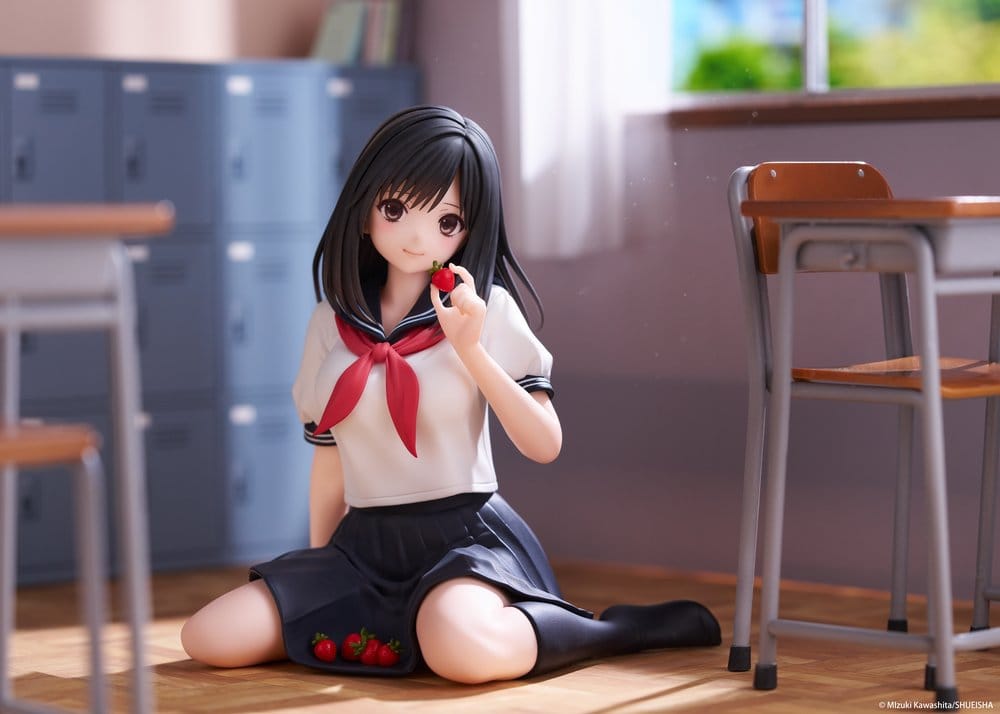 Strawberry 100% Desktop Cute PVC Figure Aya Tojo (School uniform Ver.) 13 cm DS Modellismo Strawberry 100% Desktop Cute Aya Tojo