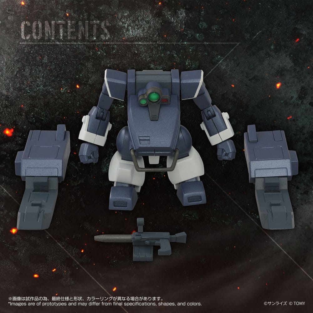 Armored Trooper Votoms Toyrise Action Figure 1/48 AT-08 Zwerg Sand Loader 7 cm DS Modellismo Armored Trooper Votoms Toyrise scala 1/48