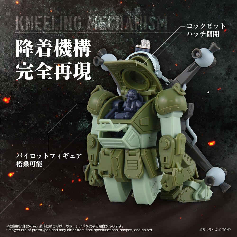 Armored Trooper Votoms Action Figure Toyrise AT-12 Scope Dog Round Mover DS Modellismo Armored Trooper Votoms Action Toyrise AT-12