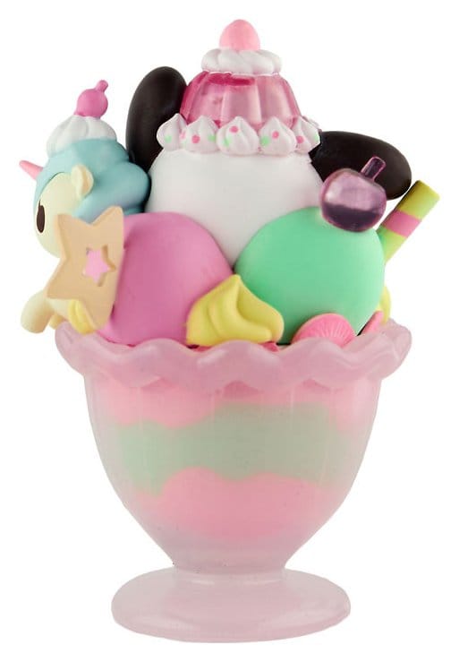 Hello Kitty & Friends Window Box Figure Fast Food Pochacco Pink Unicorn Sundae 9 cm DS Modellismo Hello Kitty & Friends Window Box Fast Food