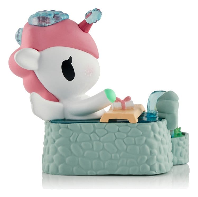 Unicorno Window Box Figure Spa Day Hot Springs Oasis 7 cm DS Modellismo Unicorno Window Box Spa Day Hot Springs