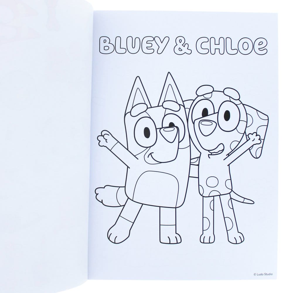 Set di adesivi Bluey Colouring Book A4 & DS Modellismo di adesivi Bluey Colouring Book A4 Thumbs Up
