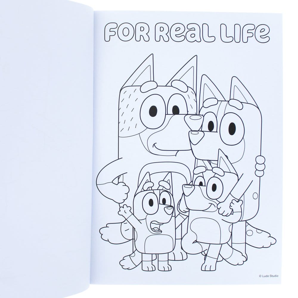 Set di adesivi Bluey Colouring Book A4 & DS Modellismo di adesivi Bluey Colouring Book A4 Thumbs Up