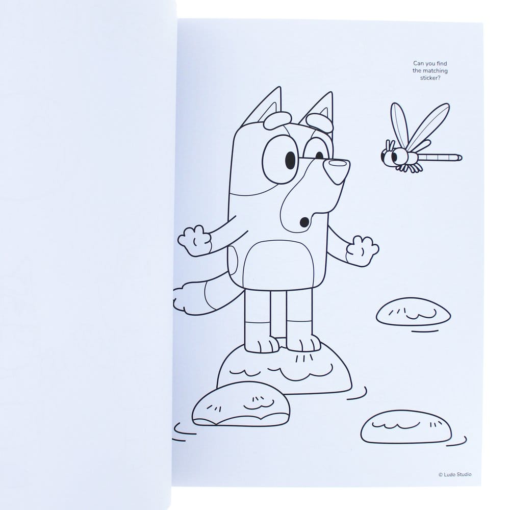 Set di adesivi Bluey Colouring Book A4 & DS Modellismo di adesivi Bluey Colouring Book A4 Thumbs Up