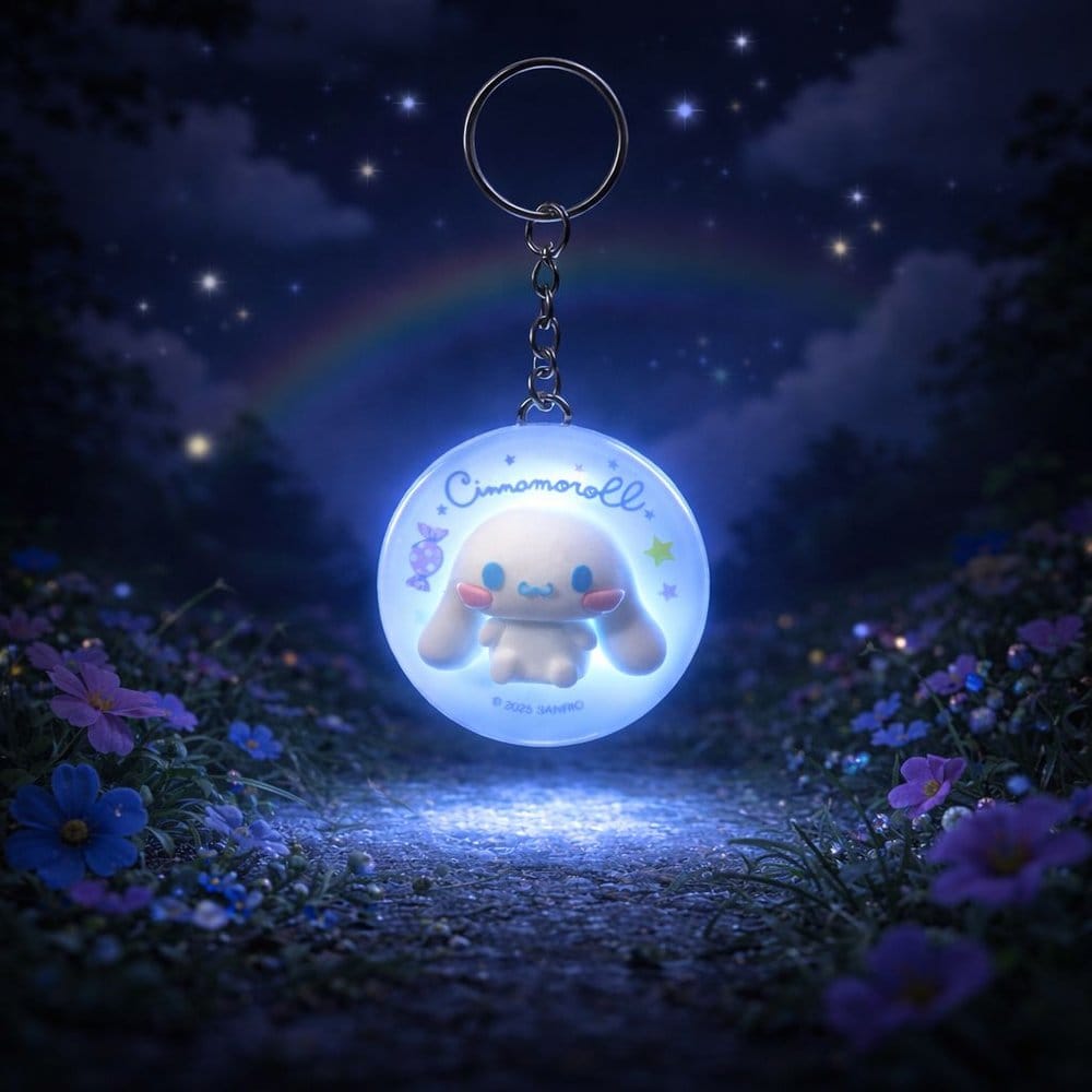 Portachiavi Sanrio Light-Up Cinnamoroll DS Modellismo Portachiavi Sanrio Light-Up Cinnamoroll