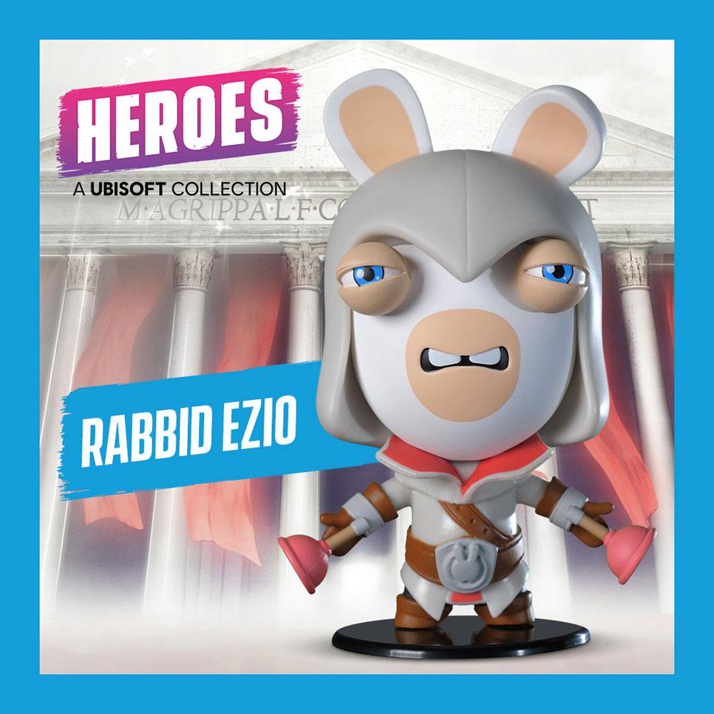Assassin's Creed / Raving Rabbid Ubisoft Heroes Collection Chibi Figure Rabbid Ezio 10 cm DS Modellismo Assassin's Creed / Raving Rabbid Ubisoft