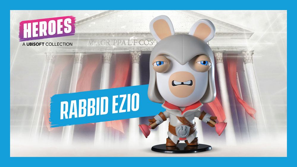 Assassin's Creed / Raving Rabbid Ubisoft Heroes Collection Chibi Figure Rabbid Ezio 10 cm DS Modellismo Assassin's Creed / Raving Rabbid Ubisoft