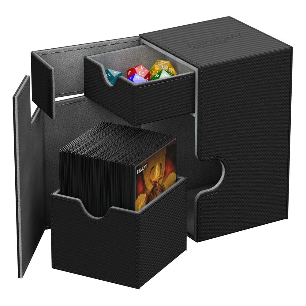 Ultimate Guard Flip´n´Tray Deck Case 100+ Standard Size XenoSkin Black DS Modellismo Ultimate Guard Flip´n´Tray Deck Case 100+