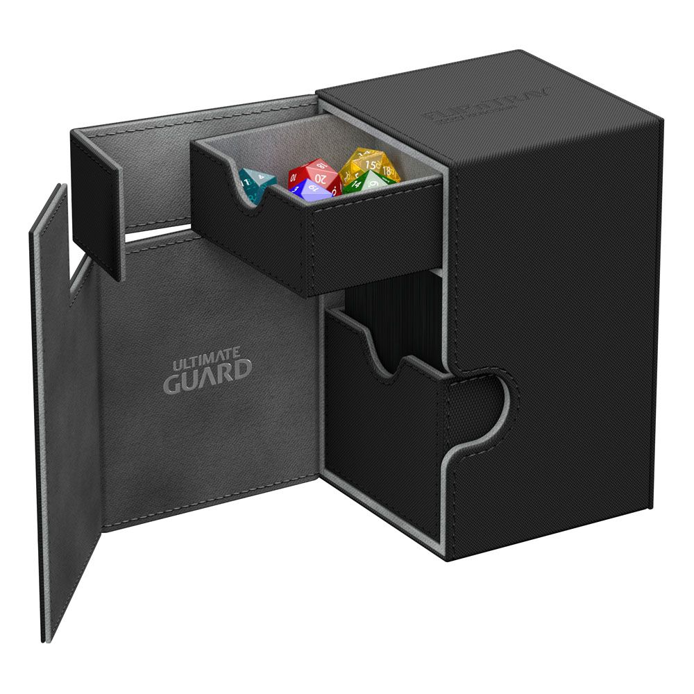 Ultimate Guard Flip´n´Tray Deck Case 100+ Standard Size XenoSkin Black - Damaged packaging DS Modellismo Ultimate Guard Flip´n´Tray Deck Case 100+