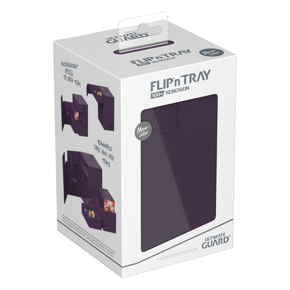 Ultimate Guard Flip'n'Tray 100+ Xenoskin - Purple DS Modellismo Ultimate Guard Flip'n'Tray 100+ Xenoskin