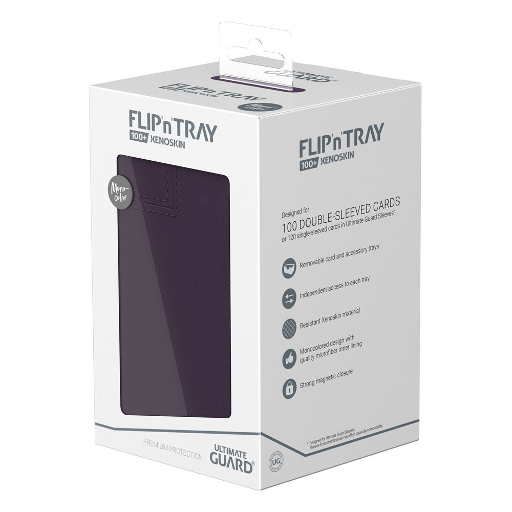 Ultimate Guard Flip'n'Tray 100+ Xenoskin - Purple DS Modellismo Ultimate Guard Flip'n'Tray 100+ Xenoskin