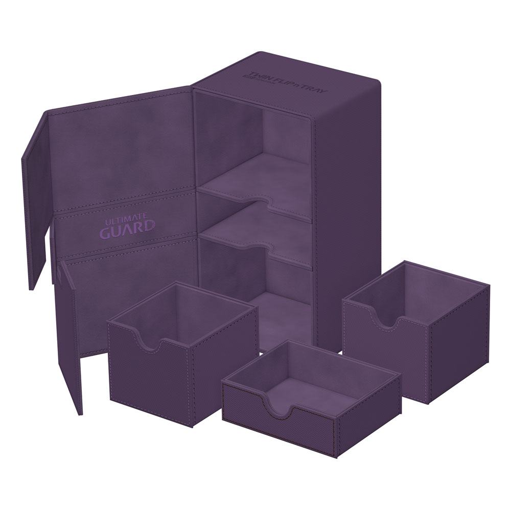 Ultimate Guard Twin Flip`n`Tray 200+ XenoSkin Monocolor Purple - Damaged packaging DS Modellismo Ultimate Guard Twin Flip`n`Tray 200+