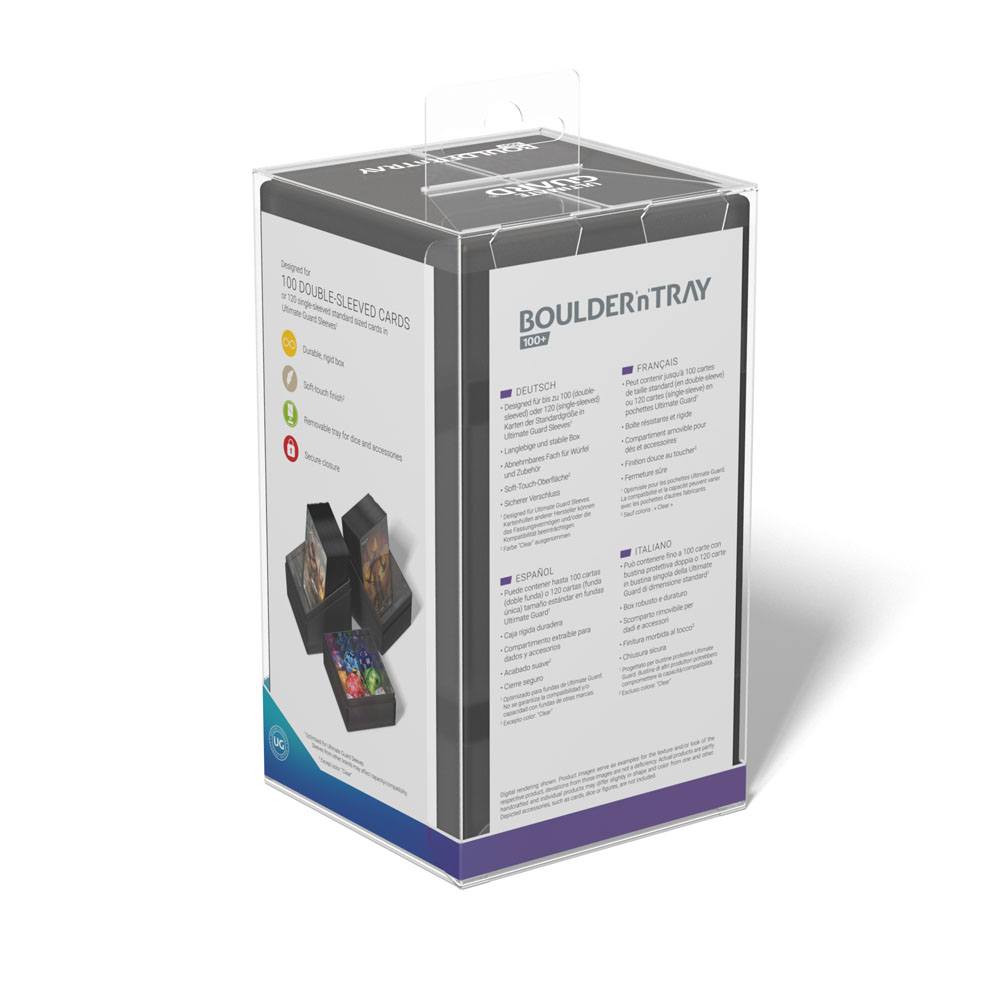 Ultimate Guard Boulder'n'Tray 100+ - Onyx DS Modellismo Ultimate Guard Boulder'n'Tray 100+ Onyx