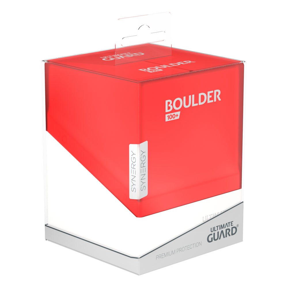 Ultimate Guard Boulder 100+ Synergy - Red/White DS Modellismo Ultimate Guard Boulder 100+ Synergy