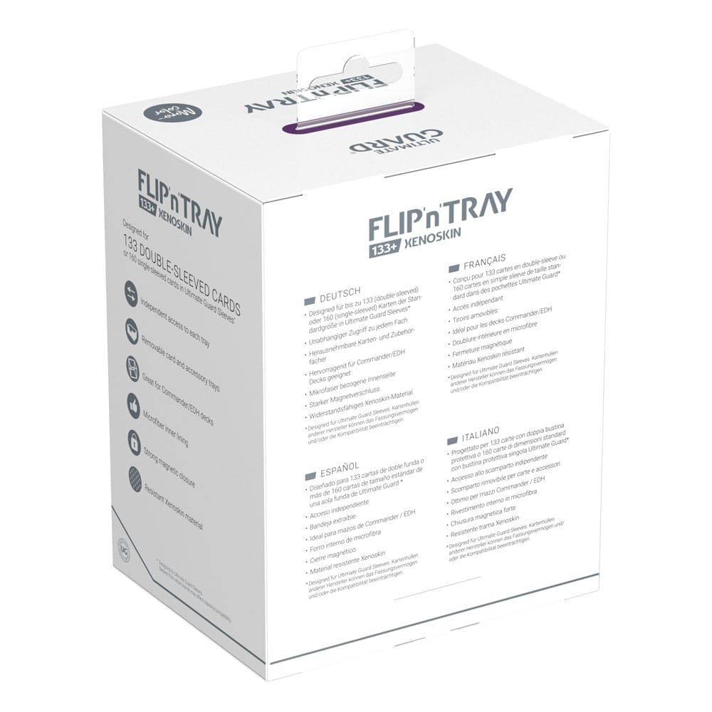 Ultimate Guard Flip'n'Tray 133+ Xenoskin - Purple DS Modellismo Ultimate Guard Flip'n'Tray 133+ Xenoskin