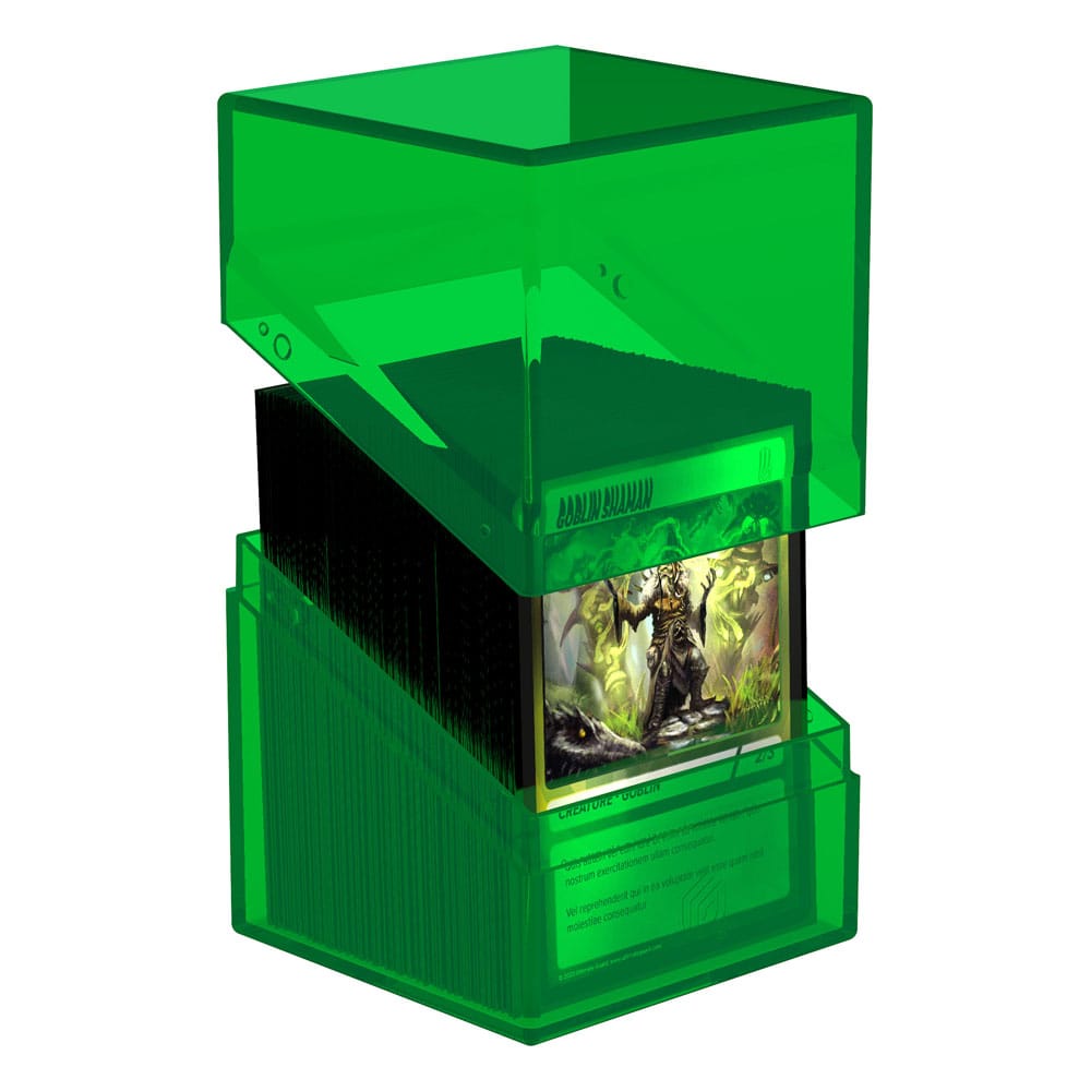 Ultimate Guard Boulder 100+ Clear - Emerald DS Modellismo Ultimate Guard Boulder 100+ Clear Emerald