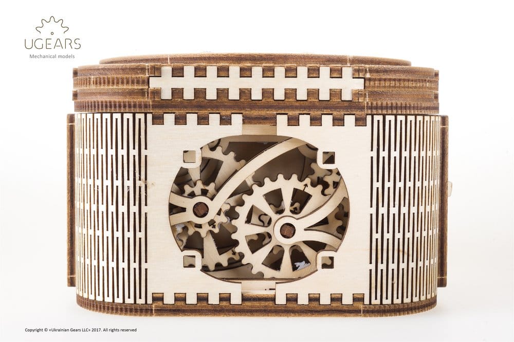 Puzzle Ugears 3D in legno Treasure Box DS Modellismo Puzzle Ugears 3D in legno Treasure Box