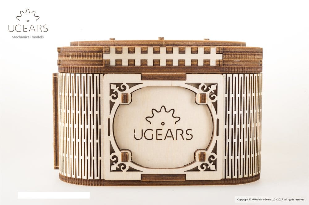 Puzzle Ugears 3D in legno Treasure Box DS Modellismo Puzzle Ugears 3D in legno Treasure Box