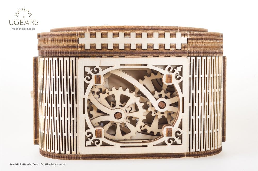Puzzle Ugears 3D in legno Treasure Box DS Modellismo Puzzle Ugears 3D in legno Treasure Box