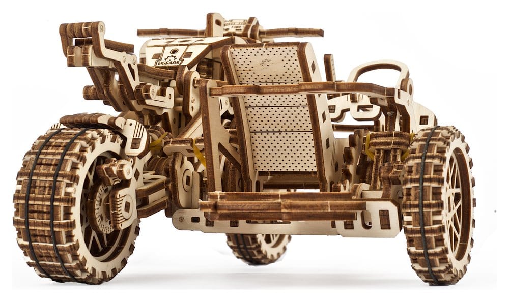 Puzzle Ugears 3D in legno Scrambler UGR-10 with sidecar DS Modellismo Puzzle Ugears 3D in legno Scrambler UGR-10