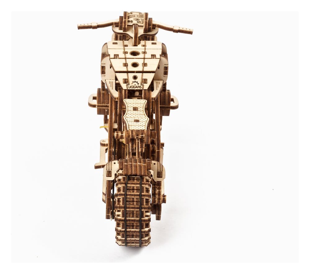Puzzle Ugears 3D in legno Scrambler UGR-10 with sidecar DS Modellismo Puzzle Ugears 3D in legno Scrambler UGR-10