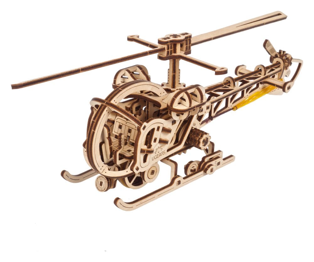 Puzzle Ugears 3D in legno Mini Helicopter DS Modellismo Puzzle Ugears 3D in legno Mini Helicopter